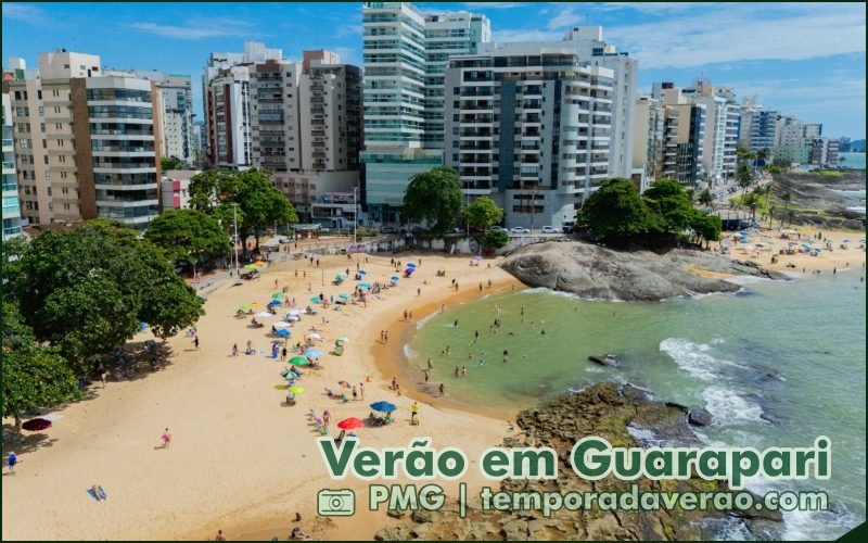 Verão 2025 em Guarapari no litoral do Espírito Santo