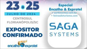 Expositor Encatho & Exprotel 2024 : Saga Systems - Sortimentos Eventos e Feiras
