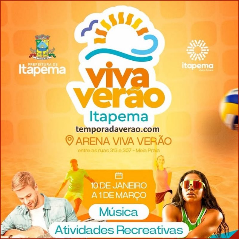 Programação Viva Verão Itapema no litoral catarinense - sortimentos.com.br