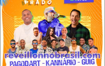 Prado Réveillon 2025 no litoral baiano : shows na virada de ano de 30 de dezembro a 1º de janeiro