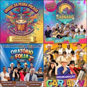 Carnaval 2026 de Nova Venécia no Espírito Santo - Sortimentos Carnaval no Brasil