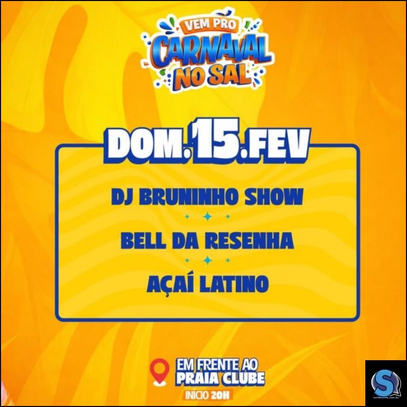 Carnaval 2026 de Salinas no Pará - Sortimentos Carnaval