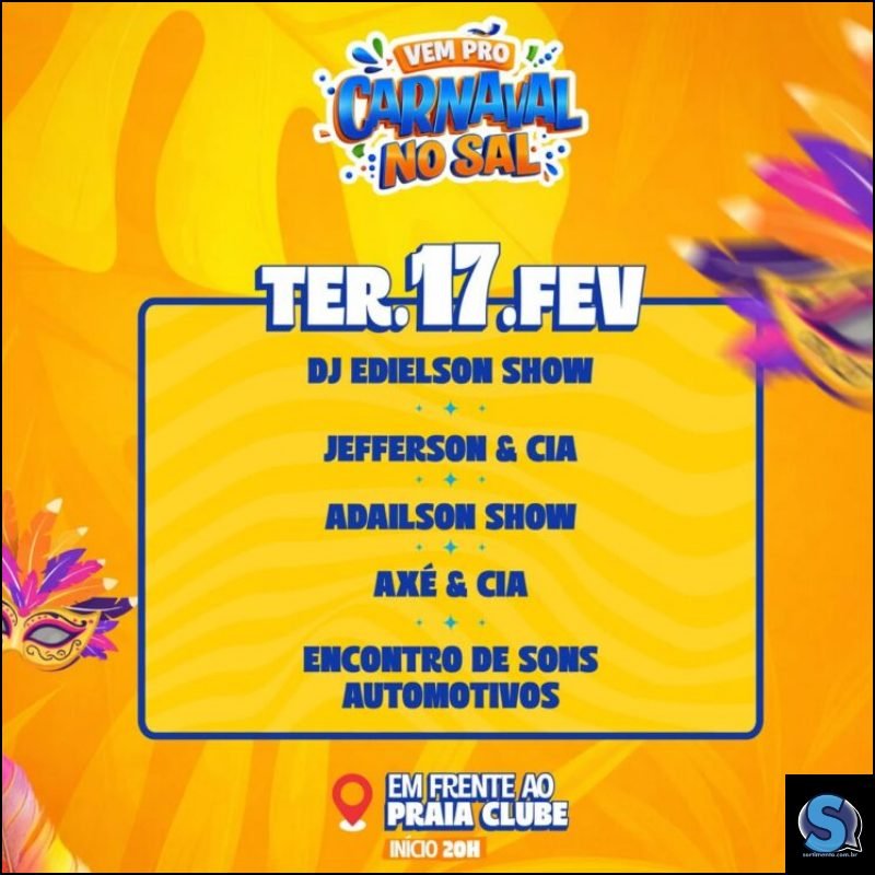 Carnaval 2026 de Salinas no Pará - Sortimentos Carnaval