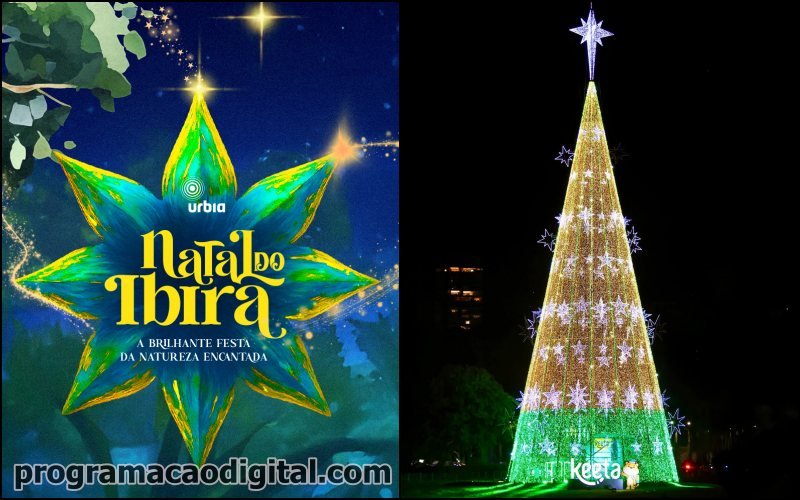 Parque Ibirapuera Árvore de Natal em São Paulo - Parque Ibirapuera programação Natalina em São Paulo - sortimentos.com.br