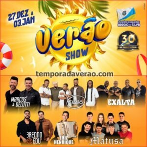 Balneário Arroio do Silva programação Verão 2026 no litoral catarinense : shows, eventos e atividades esportivas na beira-mar