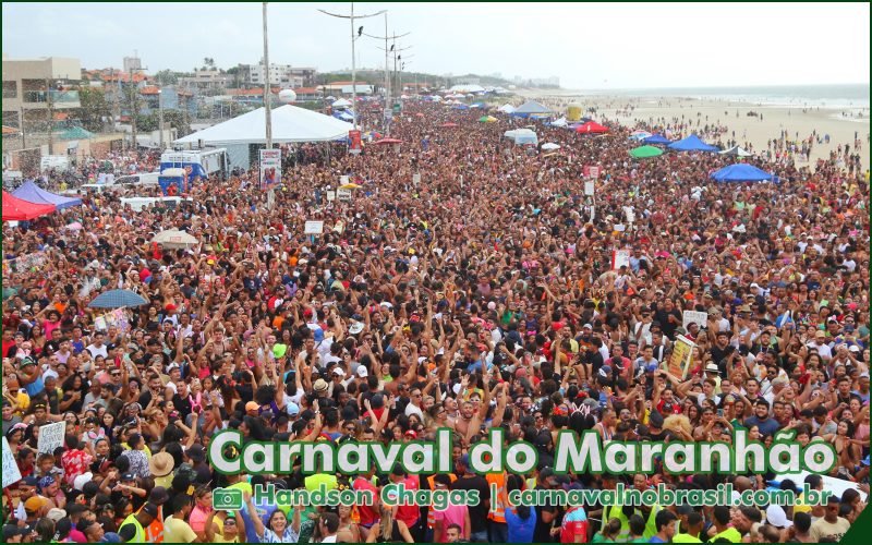 Programação do Carnaval do Maranhão 2025 no Circuito Vem Pro Mar, na Avenida Litorânea, em São Luís