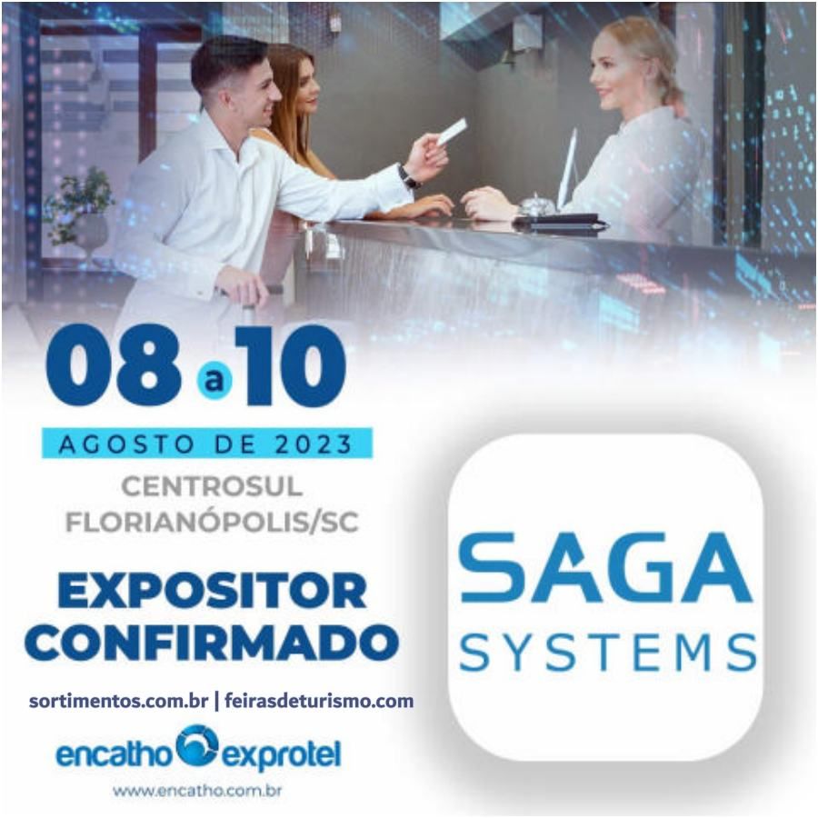 Encatho & Exprotel 2023 : Saga Systems Brasil apresenta novas soluções para o controle de acessos