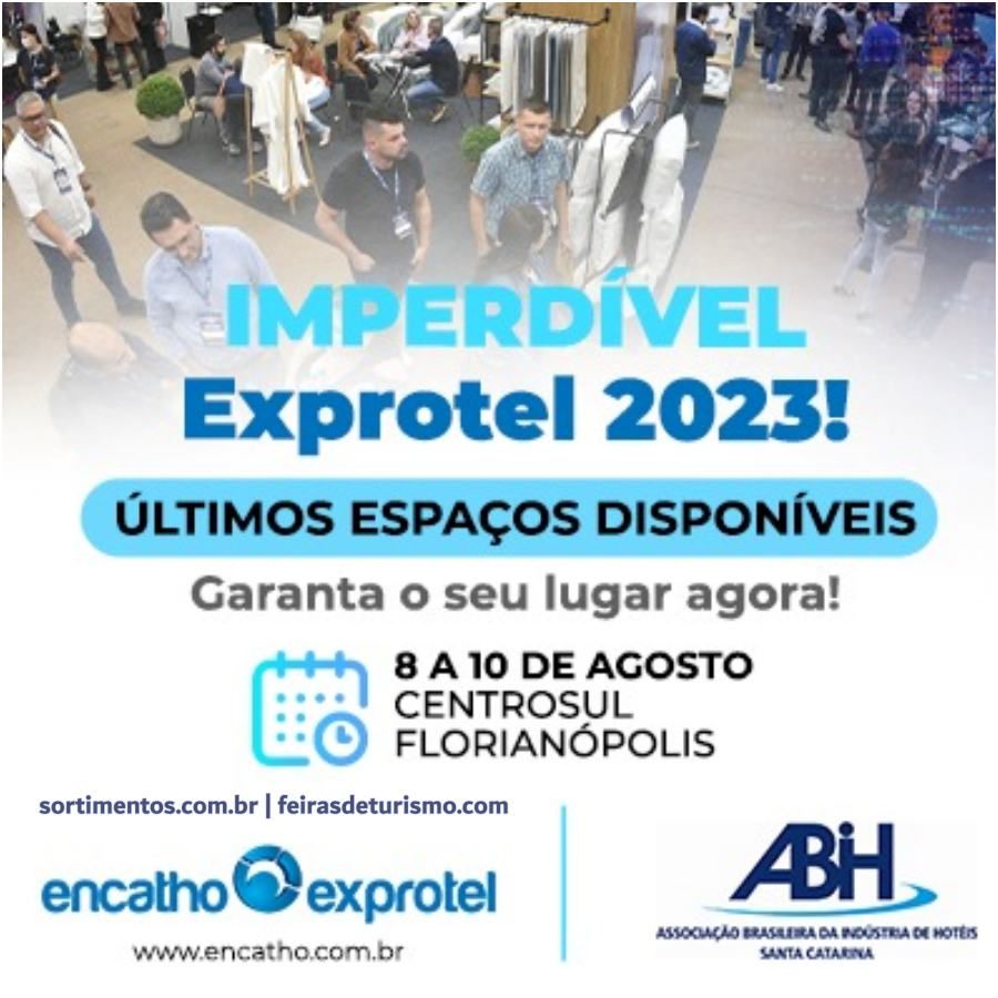 Encatho And Exprotel 2023 últimos Estandes Disponíveis Para Participar Do Encontro De Hoteleiros 1483
