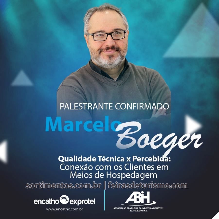 Marcelo Boerger no Encatho e Exprotel 2023 - Sortimentos Eventos e Feiras