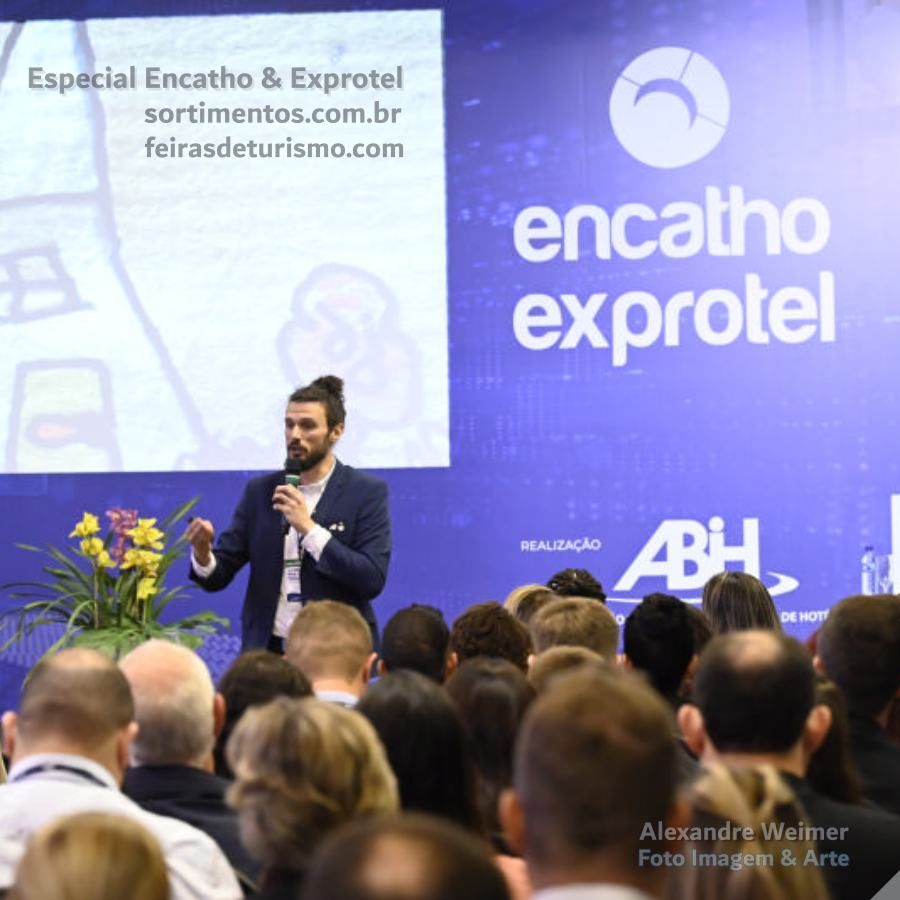 Palestra Alexandre Weimer no Encatho & Exprotel 2023 - Sortimentos Eventos e Feiras