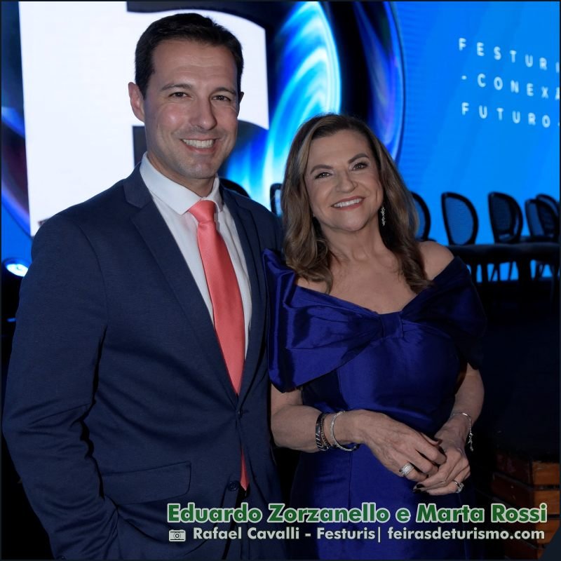 Eduardo Zorzanello e Marta Rossi - Festuris no Sortimentos Feiras de Turismo