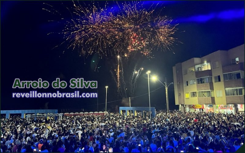 Arroio do Silva Réveillon 2025 no litoral catarinense : atrações musicais e show pirotécnico na virada de ano