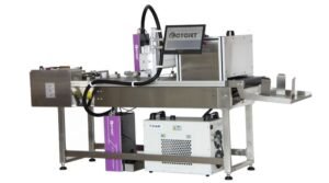 Aplicação da Impressora a Jato de Tinta UV CYCJET sobre a Impressão da Lista de Ingredientes Alimentares