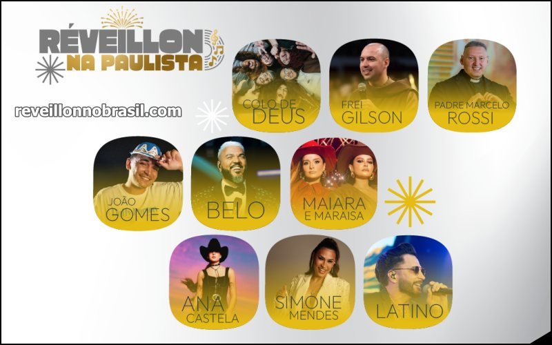 Shows Réveillon da Paulista 2026 - Programação Réveillon da Paulista 2026