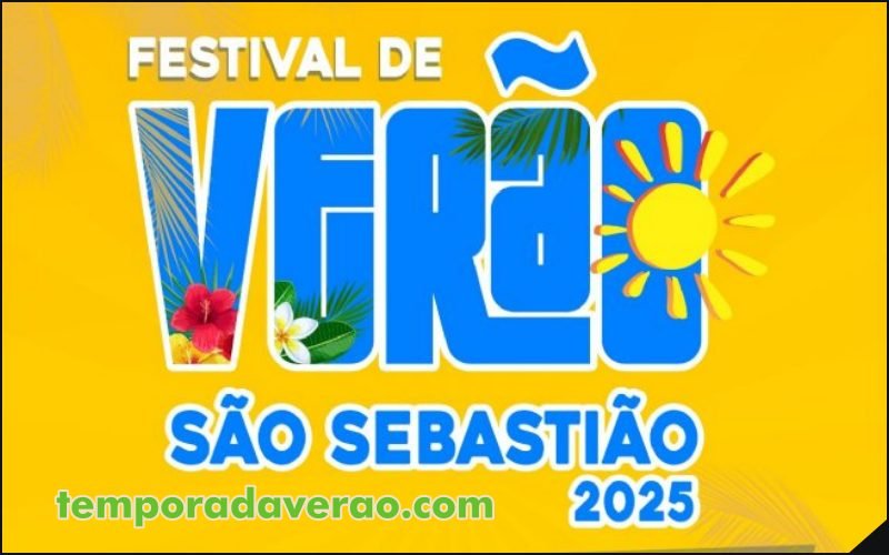 Festival de Verão 2025 em São Sebastião no litoral paulista