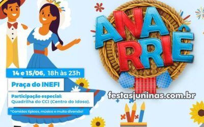 Festa Junina em Búzios : Anarrie Búzios na Praça da Tia Uia - Sortimentos Festas Juninas