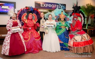 Carnevale Di Venezia em Nova Veneza no Encatho e Exprotel - Fabio Juchen - Sortimentos Eventos e Feiras