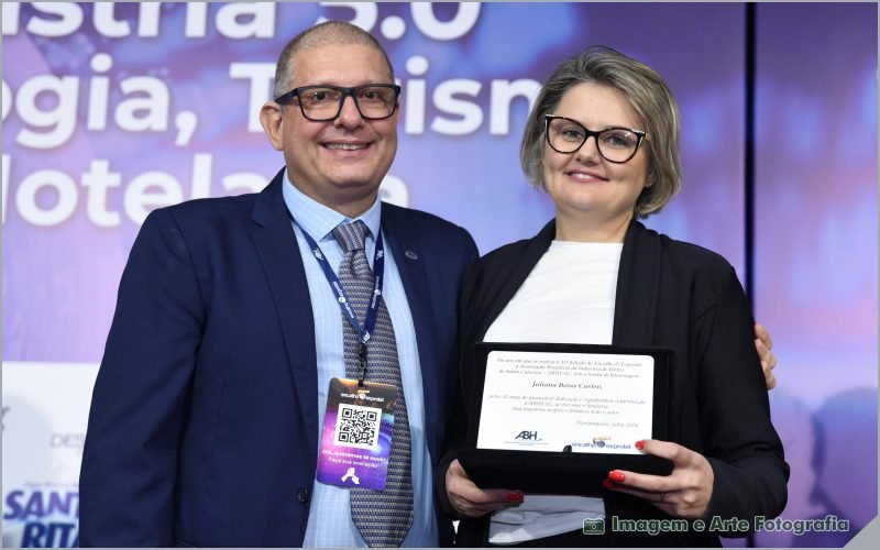 Rui Schurmann e Juliana Bossi Castro -ABIH-SC - Encatho e Exprotel - sortimentos.com.br