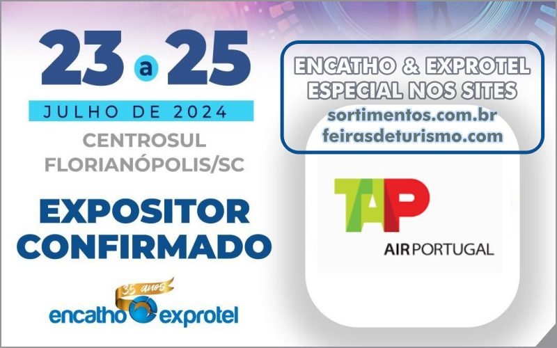 TAP Air Portugal no Encatho & Exprotel 2024 - evento e feira de turismo e hotelaria