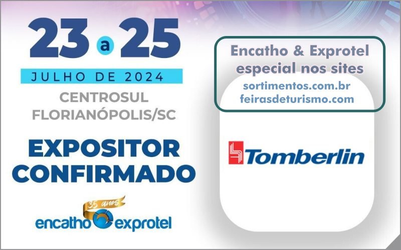 Tomberlin no Encatho & Exprotel 2024 - evento e feira para hotelaria e turismo