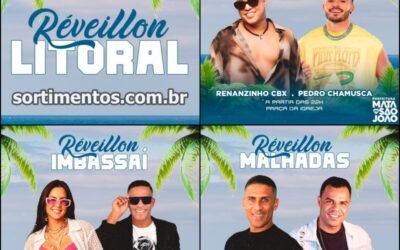 Mata de São João Réveillon 2026 : Shows Réveillon de Mata de São João na Bahia - Sortimentos Virada de Ano