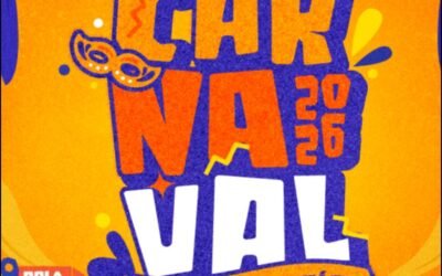 Programação do Carnaval 2026 de Presidente Epitácio na Orla Fluvial