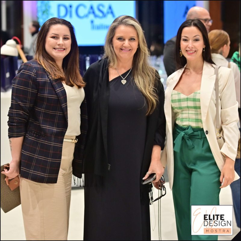 Carla Witt, Flavia Sffair e Melize Calgaroto - Meeting Mostra Elite Design