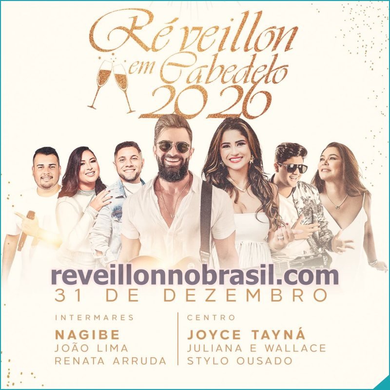 Réveillon de Cabedelo na Paraíba : shows na virada de ano nos bairros de Formosa e Intermares