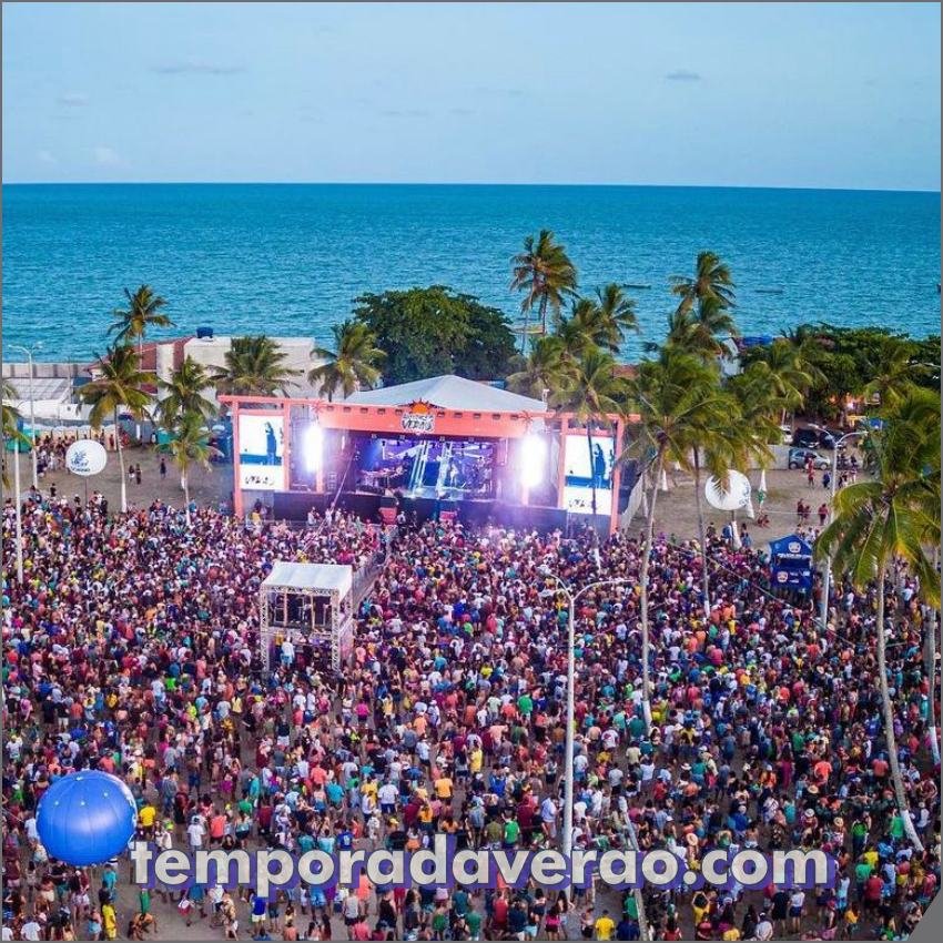 Programação do Fest Verão Goiana 2025 na praia de Carne de Vaca