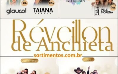 Anchieta Réveillon 2026 no litoral capixaba : shows e queima de fogos nas praias de Iriri, Castelhanos, Ubu e Praia Central - Sortimentos Réveillon 2026