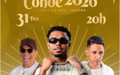 Conde Réveillon 2026 na Paraíba. Shows Réveillon de Conde na Paraíba. Sortimentos Programação Réveillon em Conde