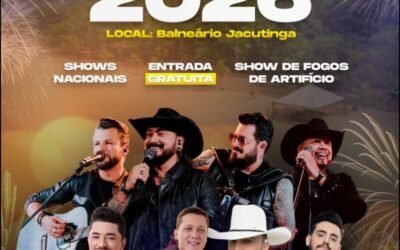 Itaipulândia Réveillon 2026 : shows Réveillon no Balneário Jacutinga em Itaipulândia - Sortimentos Virada de Ano