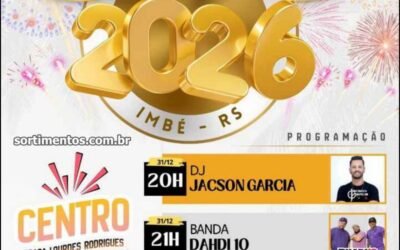 Imbé Réveillon no litoral gaúcho : shows no Centro e no Balneário Mariluz - Sortimentos Réveillon 2026