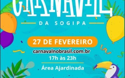 Carnaval da Sogipa 2026 em Porto Alegre : atrações banda Aquele Abraço e concurso de blocos