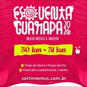 Verão em Guarapari no litoral do Espírito Santo : programação do Esquenta Guarapa 2026