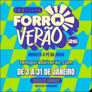 Shows Forró Verão 2026 em João Pessoa - Programação Forró Verão 2026 em João Pessoa - Sortimentos Programação Verão 2026