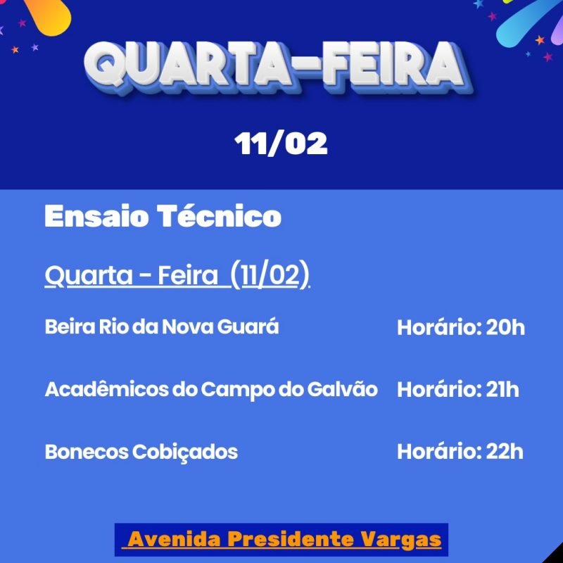 Programação Carnaval 2026 de Guaratinguetá em São Paulo