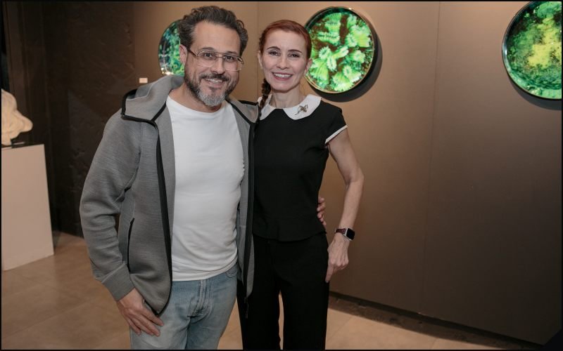 Paulo Favalli e Silvia Brum na Gravura Galeria de Arte em Porto Alegre 