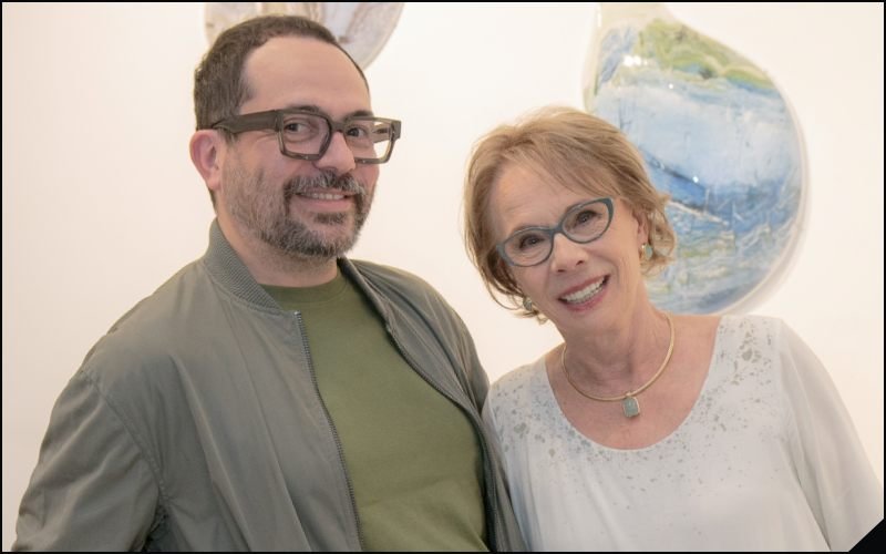 André Venzon e Vera Reichert na Gravura Galeria de Arte em Porto Alegre 