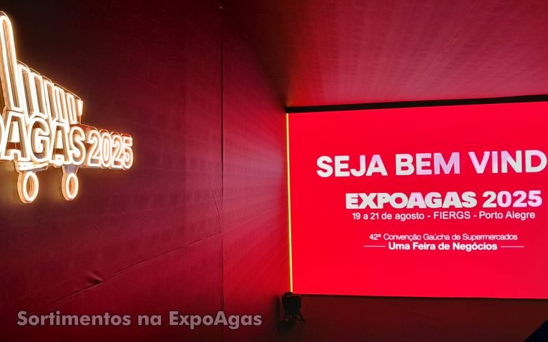 Sortimentos.com.br na ExpoAgas 2025 - feira do setor supermercadista