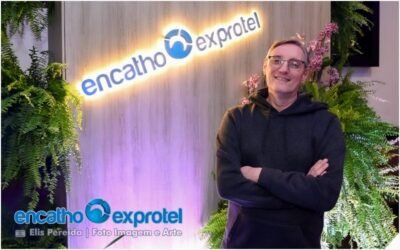 Fábio Juchen no Encatho & Exprotel - evento e feira da ABIH-SC em Florianópolis/SC