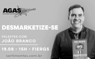 Palestra com João Branco - Programação AGAS Jovem na Expoagas 2025 - Sortimentos.com.br