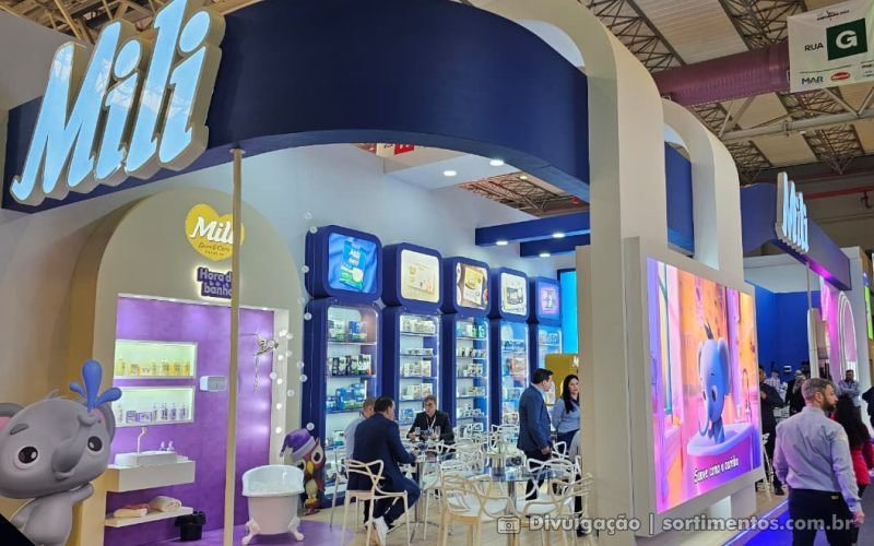 Mili na Expoagas 2025 - feira do setor supermercadista - sortimentos.com.br