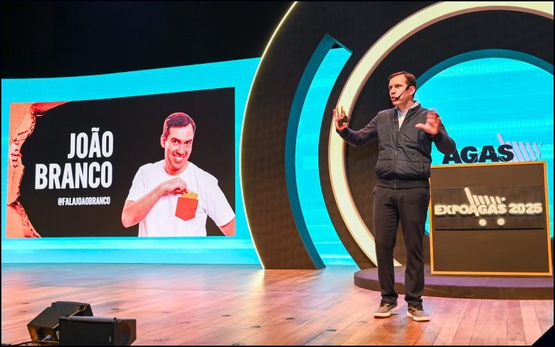 Palestra João Branco na Feira Expoagas 2025 - sortimentos.com.br