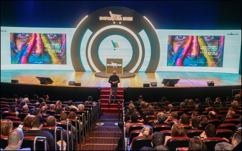 Palestra de Romeo Busarello na Expoagas 2025