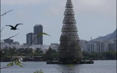 Árvore de Natal da Lagoa Rodrigo de Freitas - Natal no Rio de Janeiro
