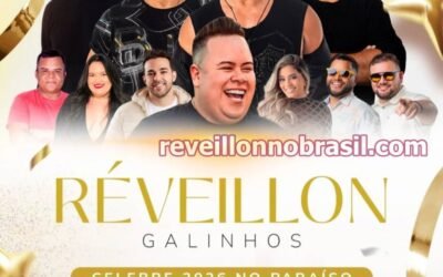 Galinhos Réveillon 2026 no Rio Grande do Norte : show na virada de ano na beira-mar