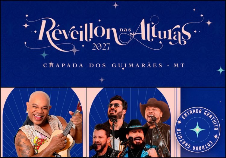 Réveillon nas Alturas 2027 : festa na virada de ano na Chapada dos Guimarães