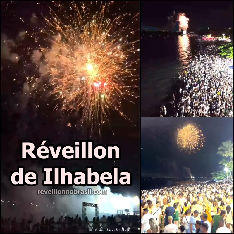 Ilhabela Réveillon 2026 no litoral paulista : queima de fogos, shows e festa na virada de ano