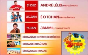 Shows Réveillon 2026 em Conceição da Barra - Conceição da Barra Réveillon 2026 no litoral capixaba -Sortimentos Réveillon 2026